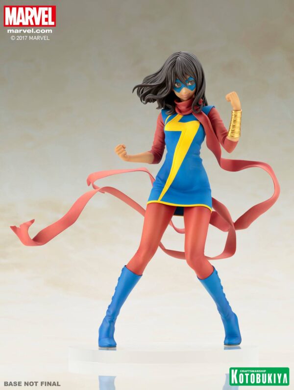 Ms. Marvel Kamala Khan Bishoujo Statue from Marvel and Kotobukiya