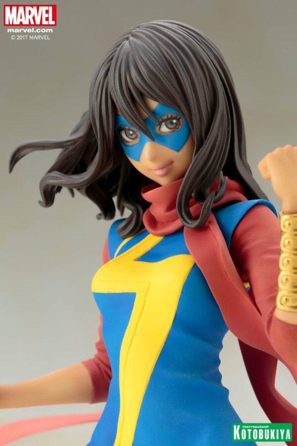 Ms. Marvel Kamala Khan Bishoujo Statue from Marvel and Kotobukiya