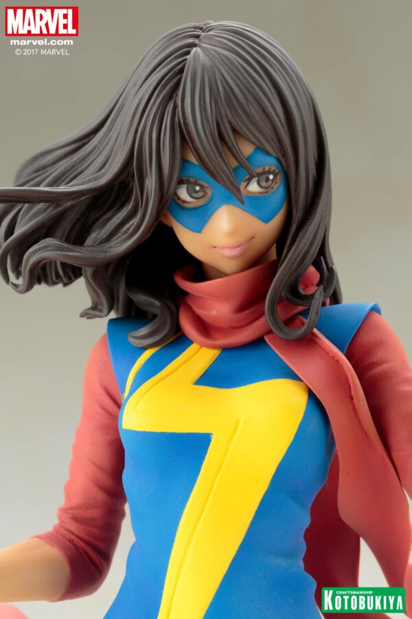 Ms. Marvel Kamala Khan Bishoujo Statue from Marvel and Kotobukiya