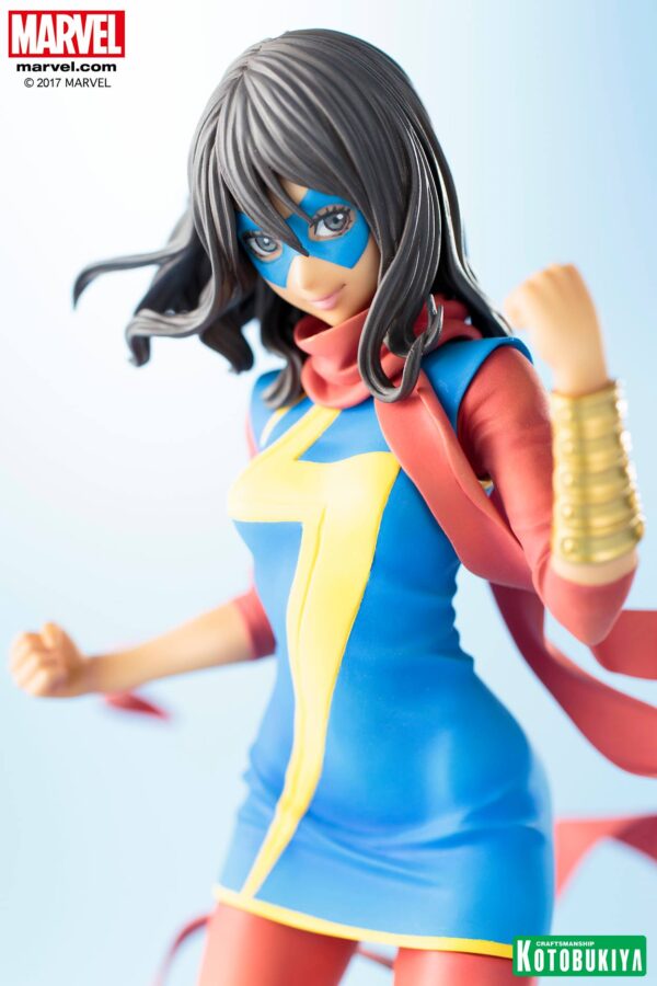 Ms. Marvel Kamala Khan Bishoujo Statue from Marvel and Kotobukiya