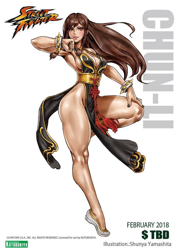 Street Fighter Chun-Li Battle Costume Illustration Shunya Yamashita Kotobukiya