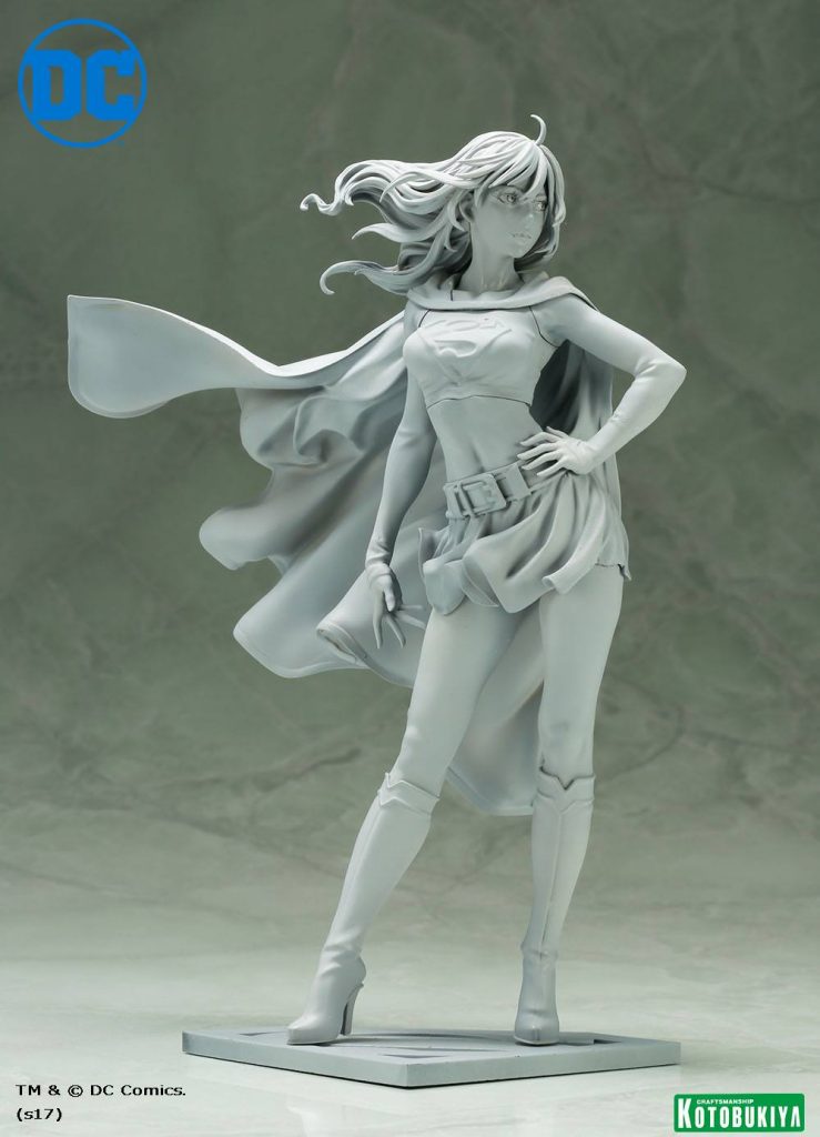 Unpainted Sculpt Supergirl Version 2 Bishoujo Statue Kotobukiya DC Comics