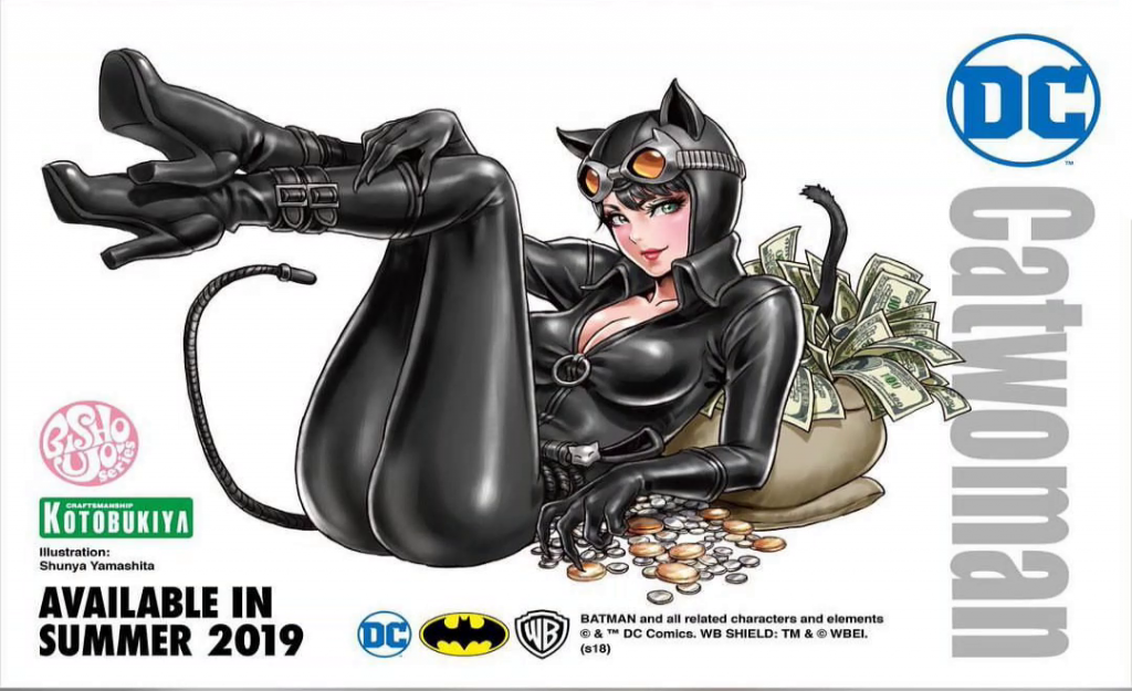 Catwoman Returns Bishoujo Statue Illustration by Shunya Yamashita