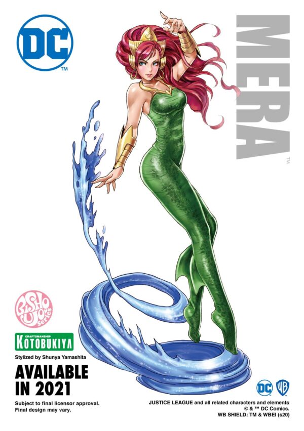 Mera Bishoujo Statue Illustration by Shunya Yamashita