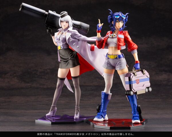 Transformers Megatron and Optimus Prime Bishoujo Statues from Kotobukiya and Hasbro