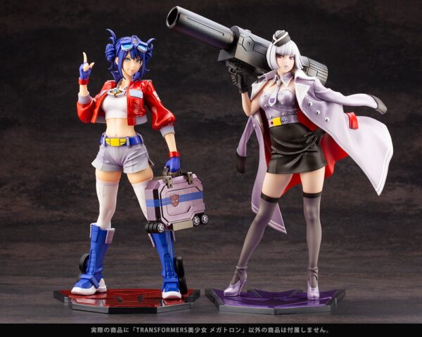 Transformers Megatron and Optimus Prime Bishoujo Statues from Kotobukiya and Hasbro