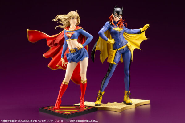 Batgirl Barbara Gordon and Supergirl Returns Bishoujo Statues from DC Comics and Kotobukiya