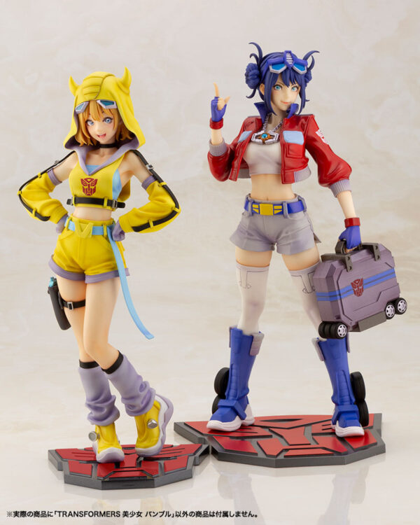 Transformers Bumblebee and Optimus Prime Bishoujo Statue from Kotobukiya and Hasbro