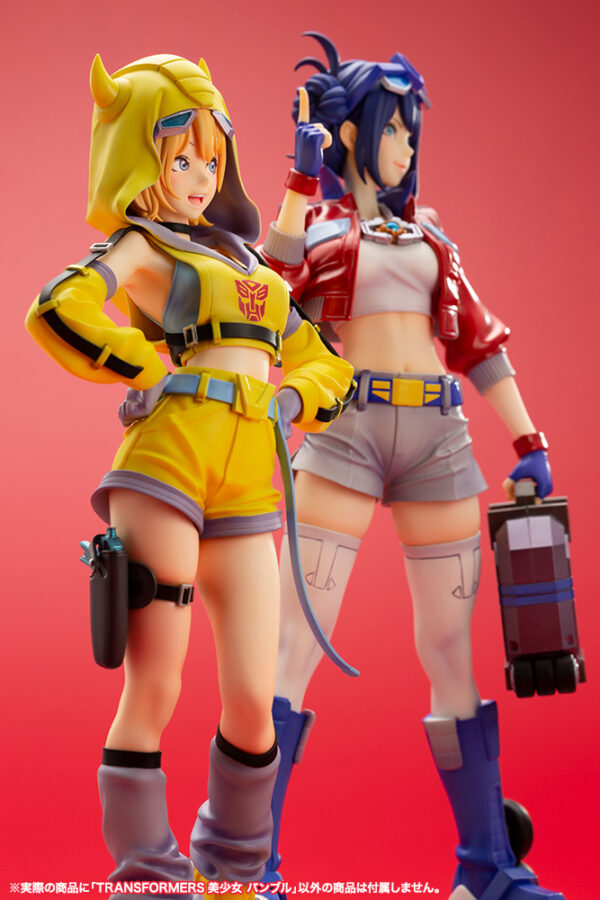 Transformers Bumblebee and Optimus Prime Bishoujo Statue from Kotobukiya and Hasbro