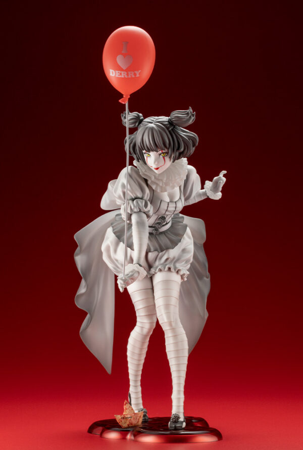 IT Pennywise Monochrome Version Bishoujo Statue from Kotobukiya