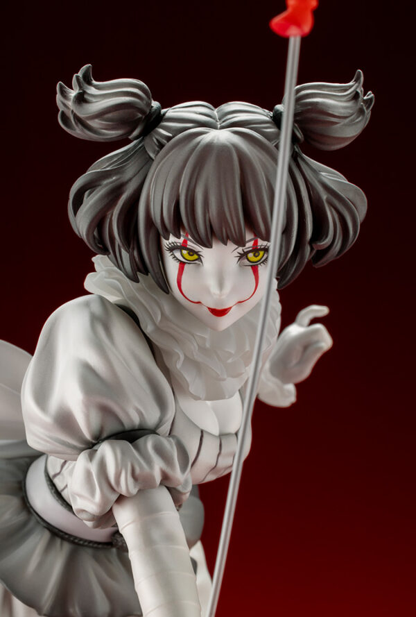 IT Pennywise Monochrome Version Bishoujo Statue from Kotobukiya