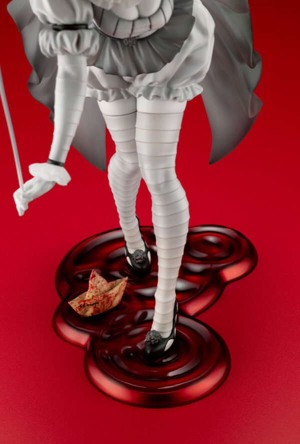 IT Pennywise Monochrome Version Bishoujo Statue from Kotobukiya