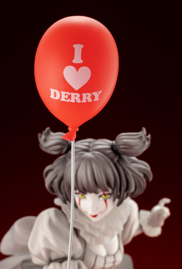 IT Pennywise Monochrome Version Bishoujo Statue from Kotobukiya