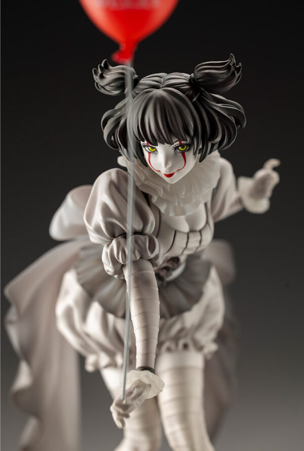 IT Pennywise Monochrome Version Bishoujo Statue from Kotobukiya