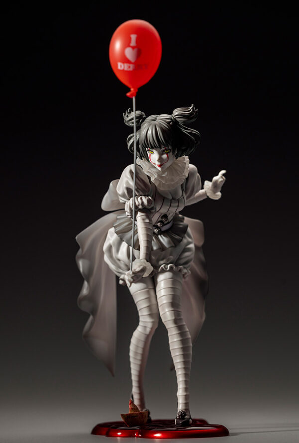 IT Pennywise Monochrome Version Bishoujo Statue from Kotobukiya