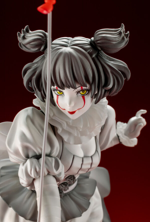 IT Pennywise Monochrome Version Bishoujo Statue from Kotobukiya