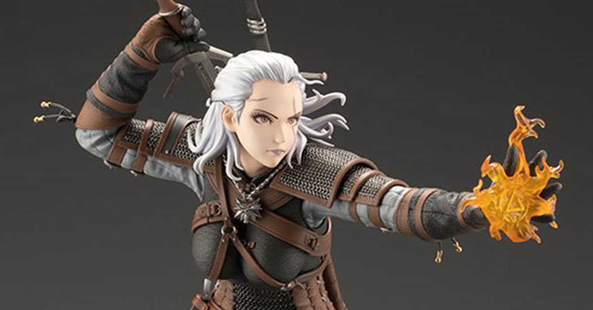 The Witcher Geralt Bishoujo Statue is Available for Pre-Order