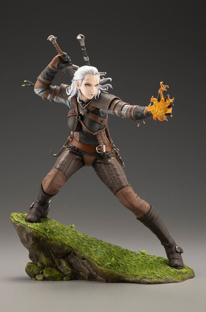 The Witcher Geralt Bishoujo Statue from Kotobukiya