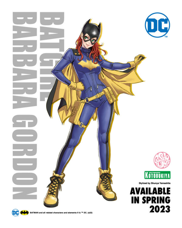 Batgirl Barbara Gordon Bishoujo Statue Illustration by Shunya Yamashita