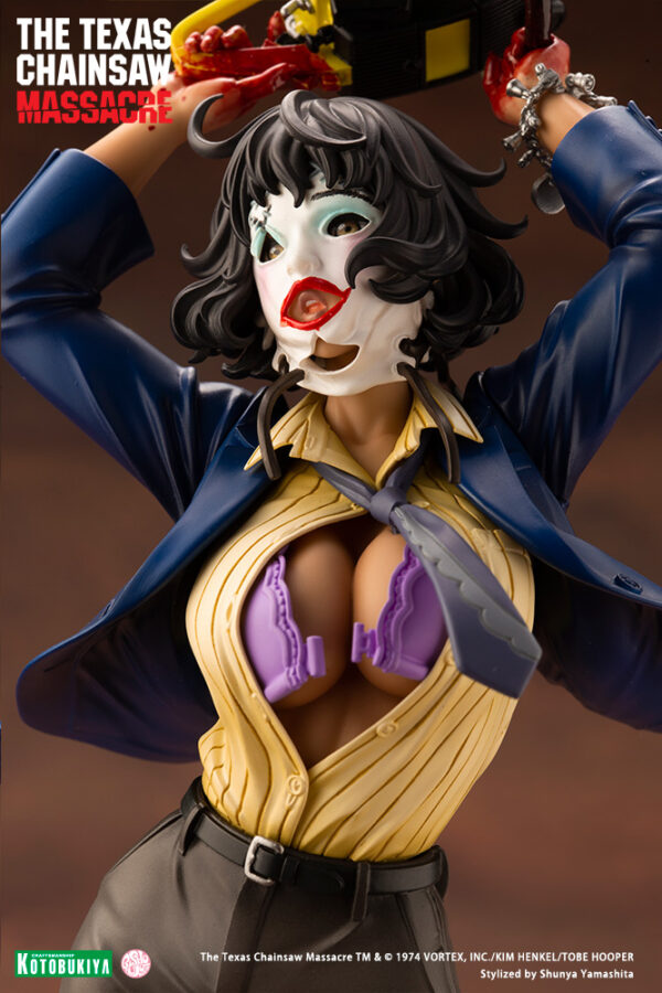 Texas Chainsaw Massacre Leatherface Chainsaw Dance Version Bishoujo Statue from Kotobukiya