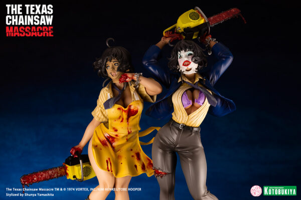 Texas Chainsaw Massacre Leatherface Chainsaw Dance Version Bishoujo Statue from Kotobukiya