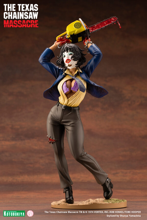 Texas Chainsaw Massacre Leatherface Chainsaw Dance Version Bishoujo Statue from Kotobukiya