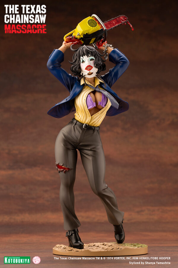 Texas Chainsaw Massacre Leatherface Chainsaw Dance Version Bishoujo Statue from Kotobukiya