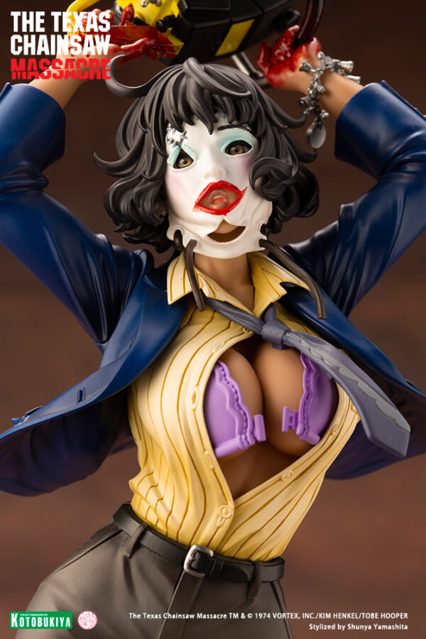 Texas Chainsaw Massacre Leatherface Chainsaw Dance Version Bishoujo Statue from Kotobukiya