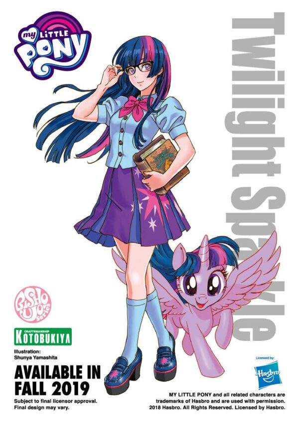 My Little Pony Twilight Sparkle Bishoujo Statue Illustration by Shunya Yamashita for Hasbro and Kotobukiya