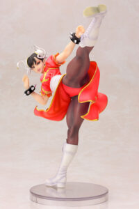 Street Fighter Chun-Li Red Costume Limited Edition Bishoujo Statue from Capcom and Kotobukiya