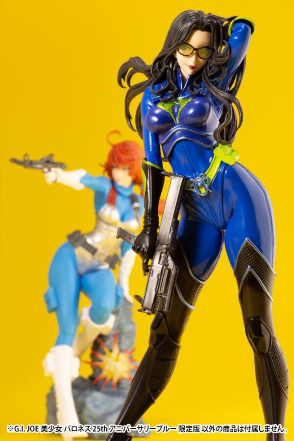 G.I. Joe Baroness 25th Anniversary Blue Costume Edition Bishoujo Statue from Kotobukiya and Hasbro