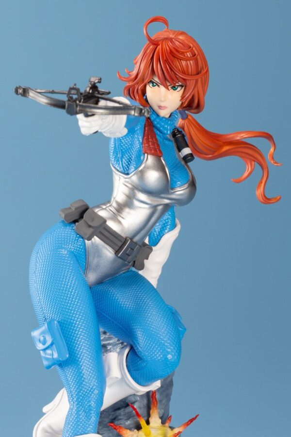 G.I. Joe Scarlett Sky Blue Color Uniform Edition Bishoujo Statue from Kotobukiya and Hasbro