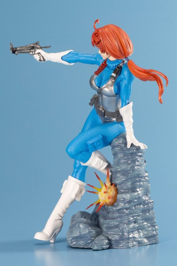 G.I. Joe Scarlett Sky Blue Color Uniform Edition Bishoujo Statue from Kotobukiya and Hasbro