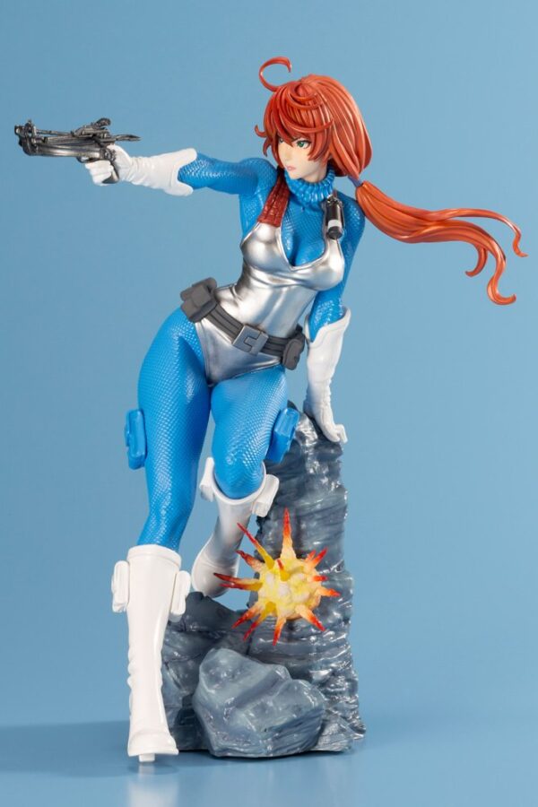 G.I. Joe Scarlett Sky Blue Color Uniform Edition Bishoujo Statue from Kotobukiya and Hasbro