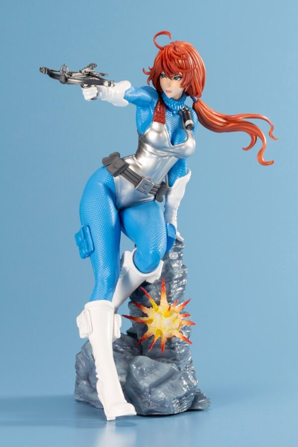 G.I. Joe Scarlett Sky Blue Color Uniform Edition Bishoujo Statue from Kotobukiya and Hasbro