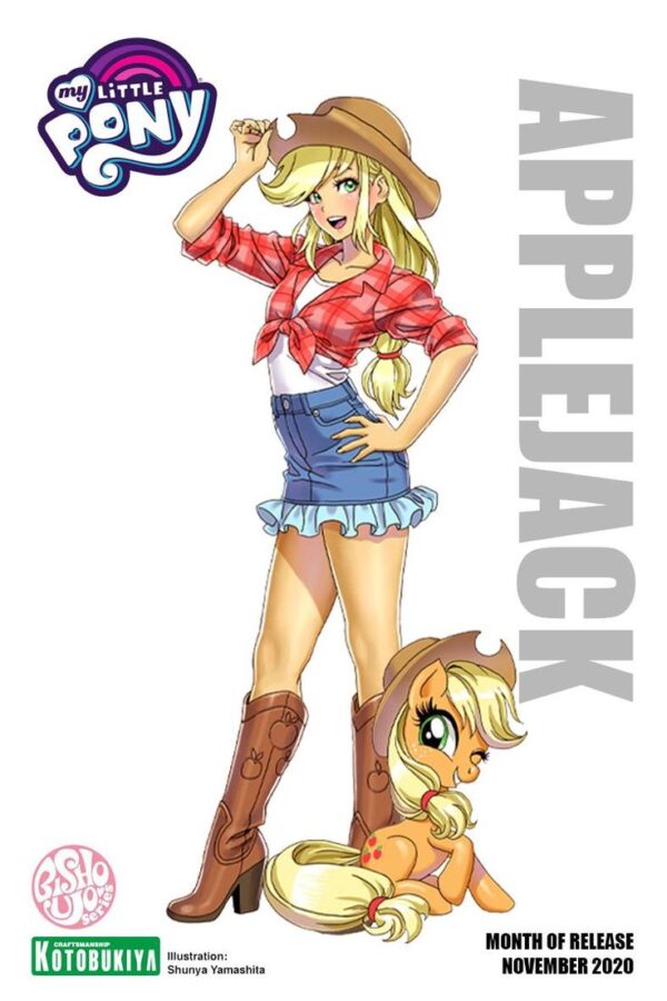 My Little Pony Applejack Bishoujo Statue Illustration by Shunya Yamashita for Kotobukiya and Hasbro