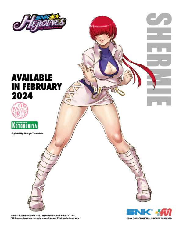 SNK SNK Heroines: Tag Team Frenzy Shermie Bishoujo Statue Illustration by Shunya Yamashita for Kotobukiya