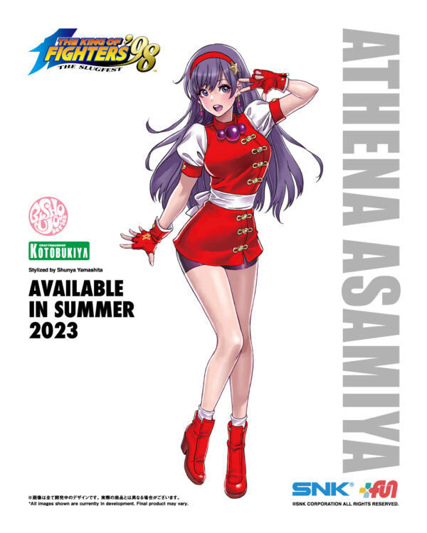 SNK The King of Fighters ’98 Athena Asamiya Bishoujo Statue Illustration by Shunya Yamashita for Kotobukiya